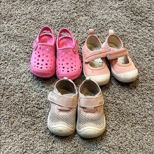 Pink Kids Shoes Set